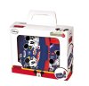 SET DE BOTELLA Y SANDWICHERA + CUBIERTOS MICKEY MOUSE "HAPPY SMILES" SAFTA25 ENERO 50163