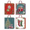 BOLSA REGALO ARGU NAVIDAD 26*32*10 PTE 12U 49668